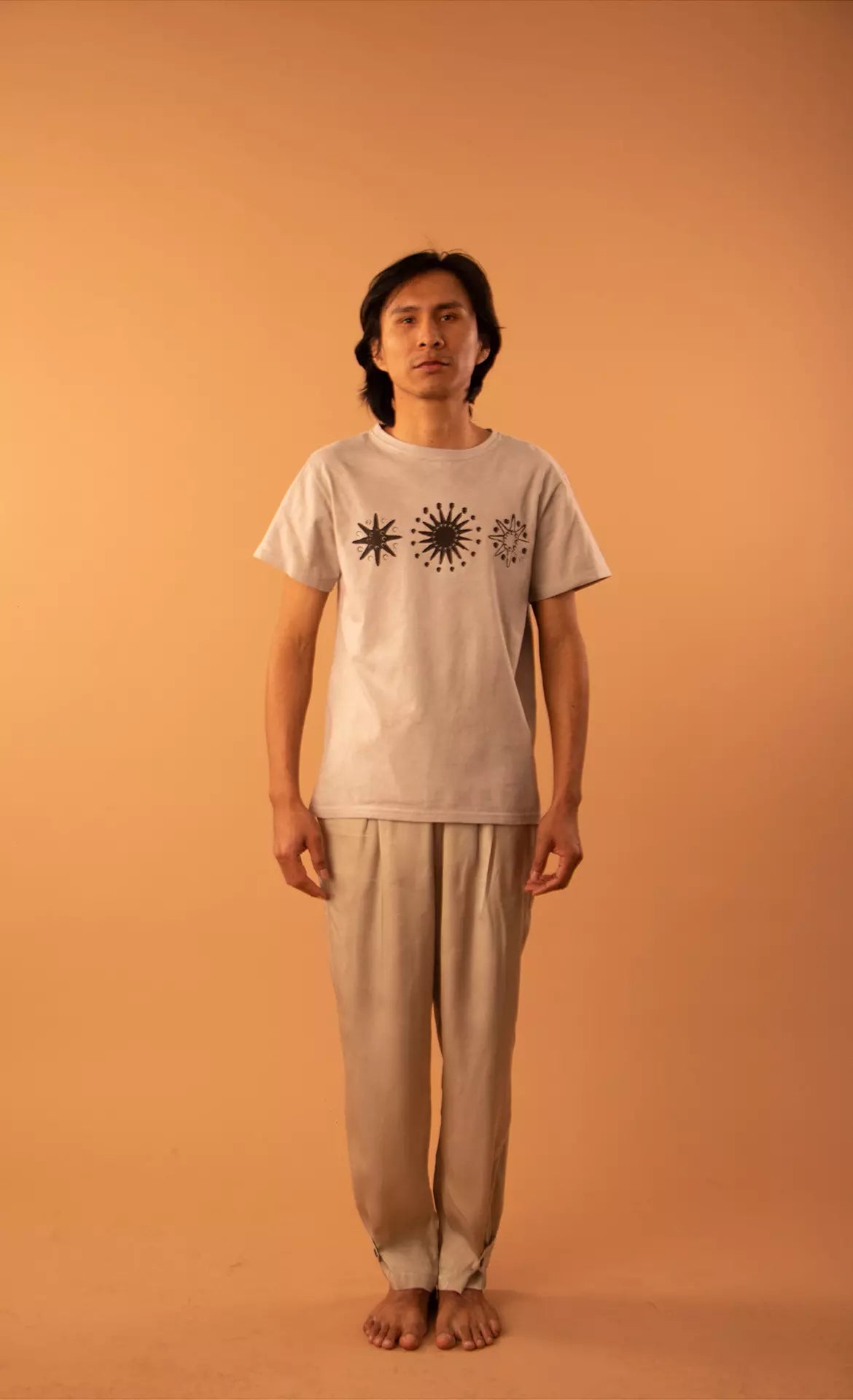 Camiseta Slim Filhotes de Beijú Horizontal por Sioduhi Studio - M/G