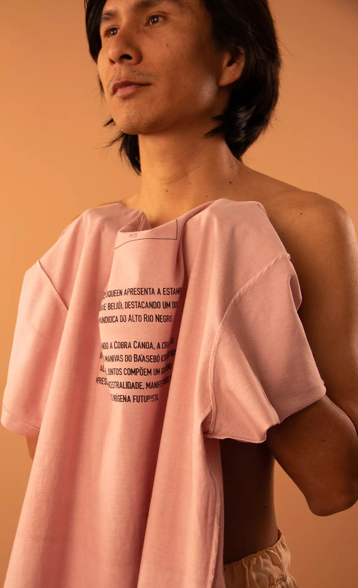 Camiseta Slim Filhotes de Beijú - Vertical por Sioduhi Studio - PP a GG