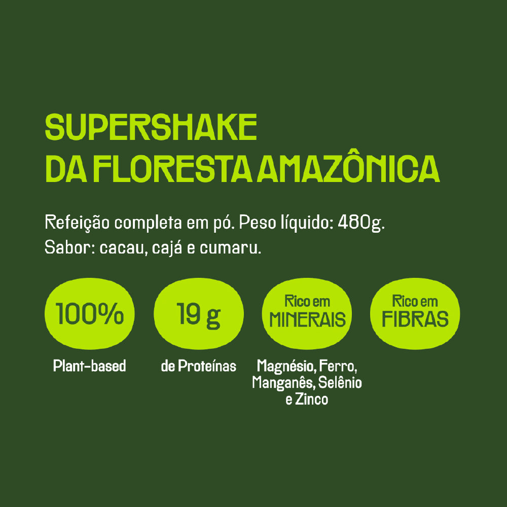 Supershake da Floresta Amazônica Mazô Maná 480g