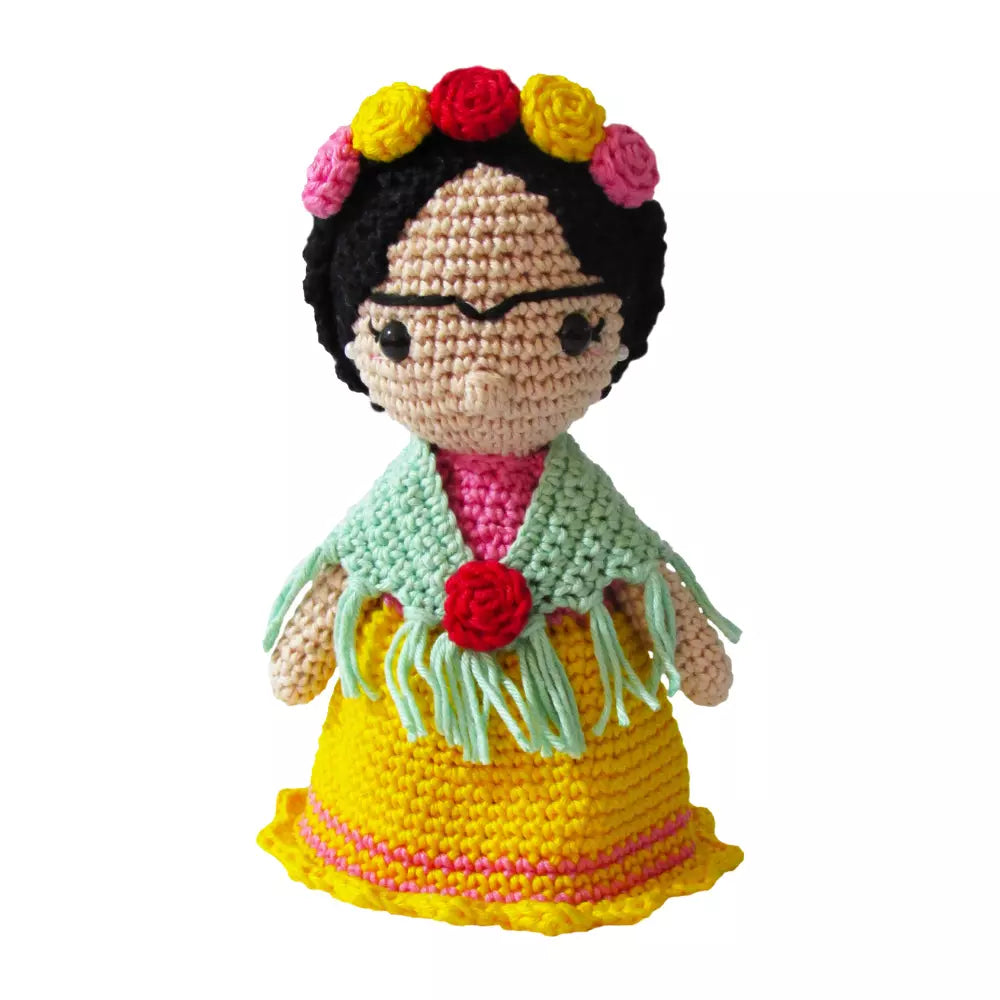 Fridinha Panda Craft Amigurumi Doll Handmade Embroidery