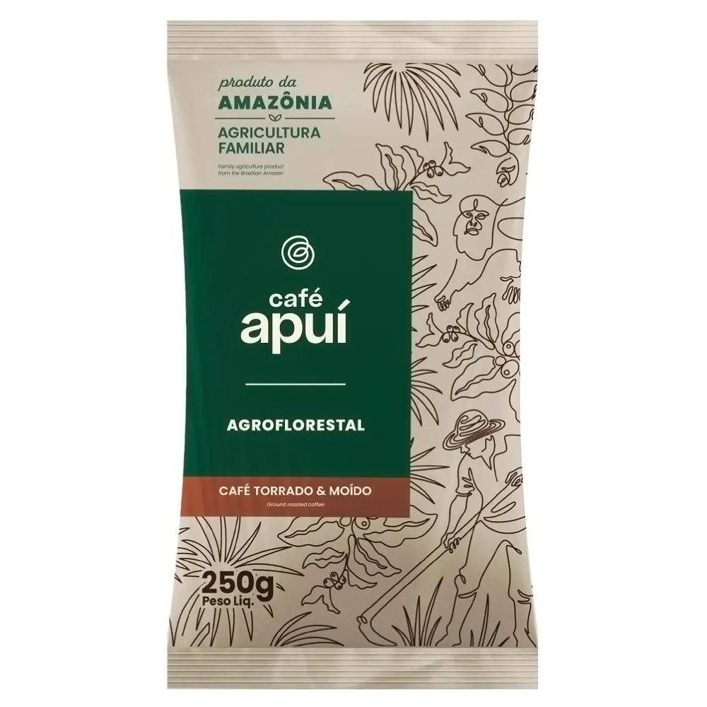 Café Apuí Agroflorestal Torrado e Moído 250g