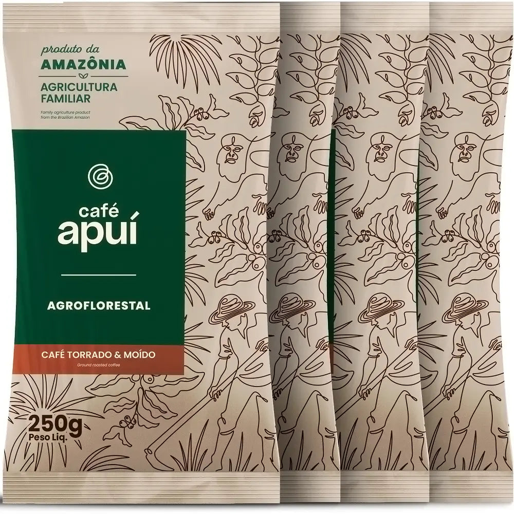 Apuí Agroflorestal Roasted and Ground Coffee 250g