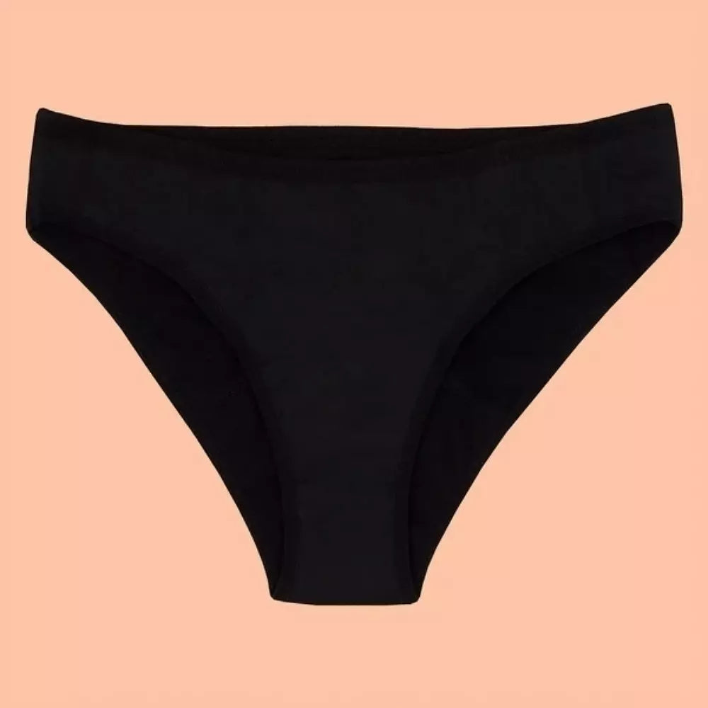 Bela Gil Korui Basic Black Absorbent Panties - XS to 2XXL