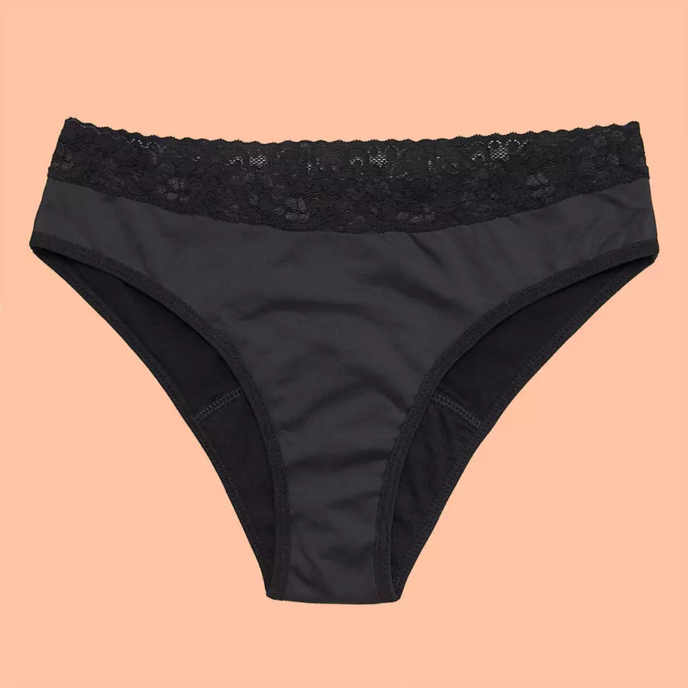 Korui Absorbent Panties Cinnamon / Black - XL to XL