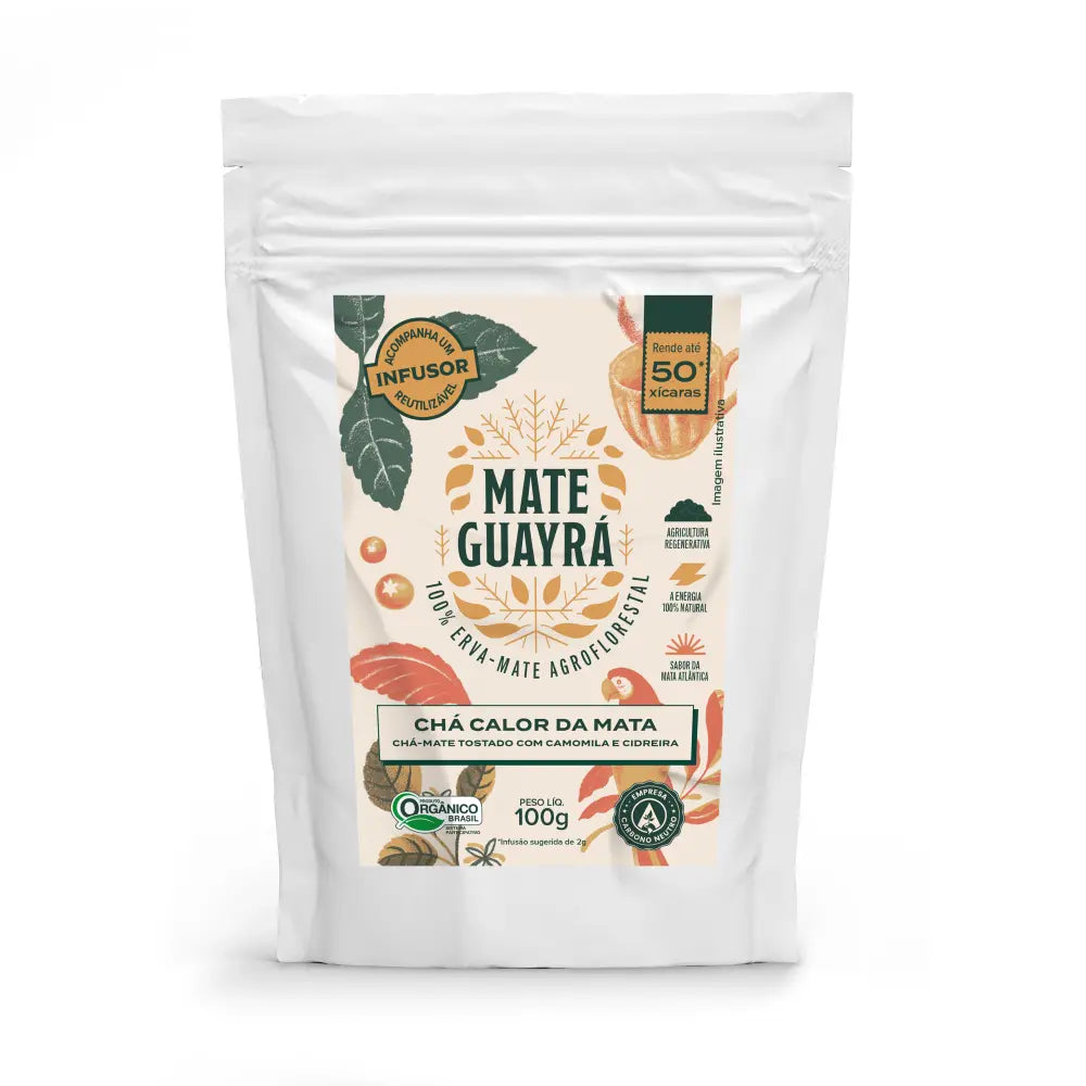 Calor da Mata Mate Guayrá Organic and Agroforestry Tea 100g