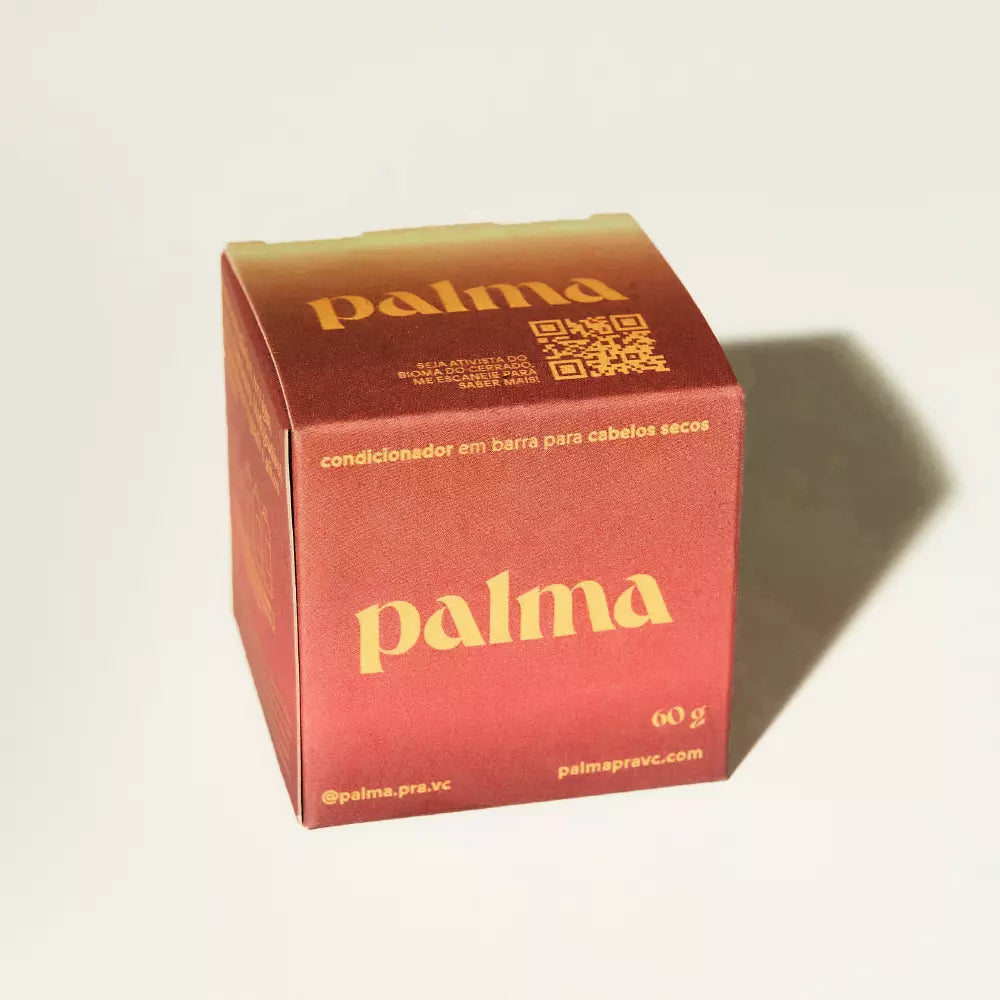 Conditioner Bar for Dry Hair Palma Vegan Pracaxi Oil 60g