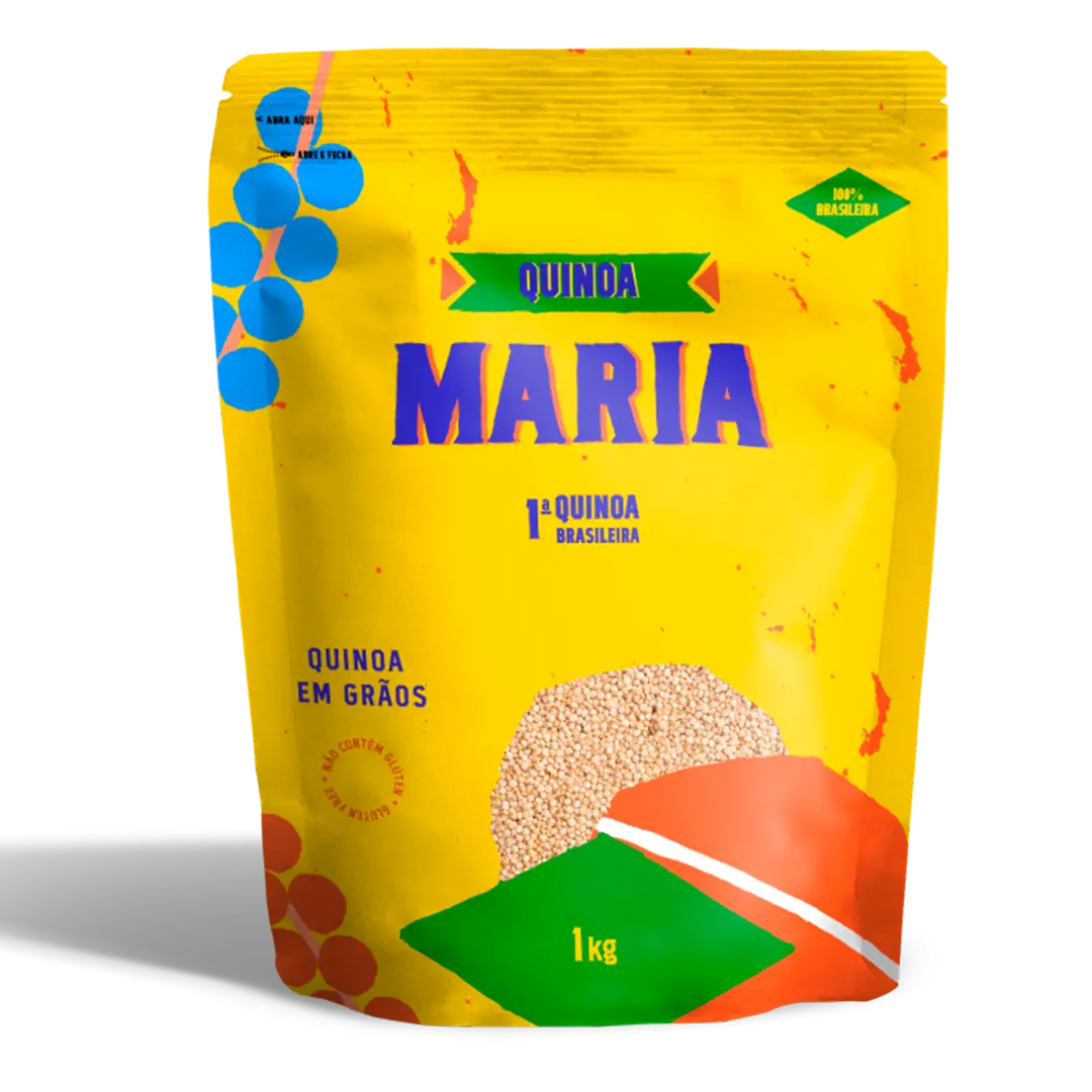 White Quinoa in Grains Natural Vegan Quinoa Maria 1kg