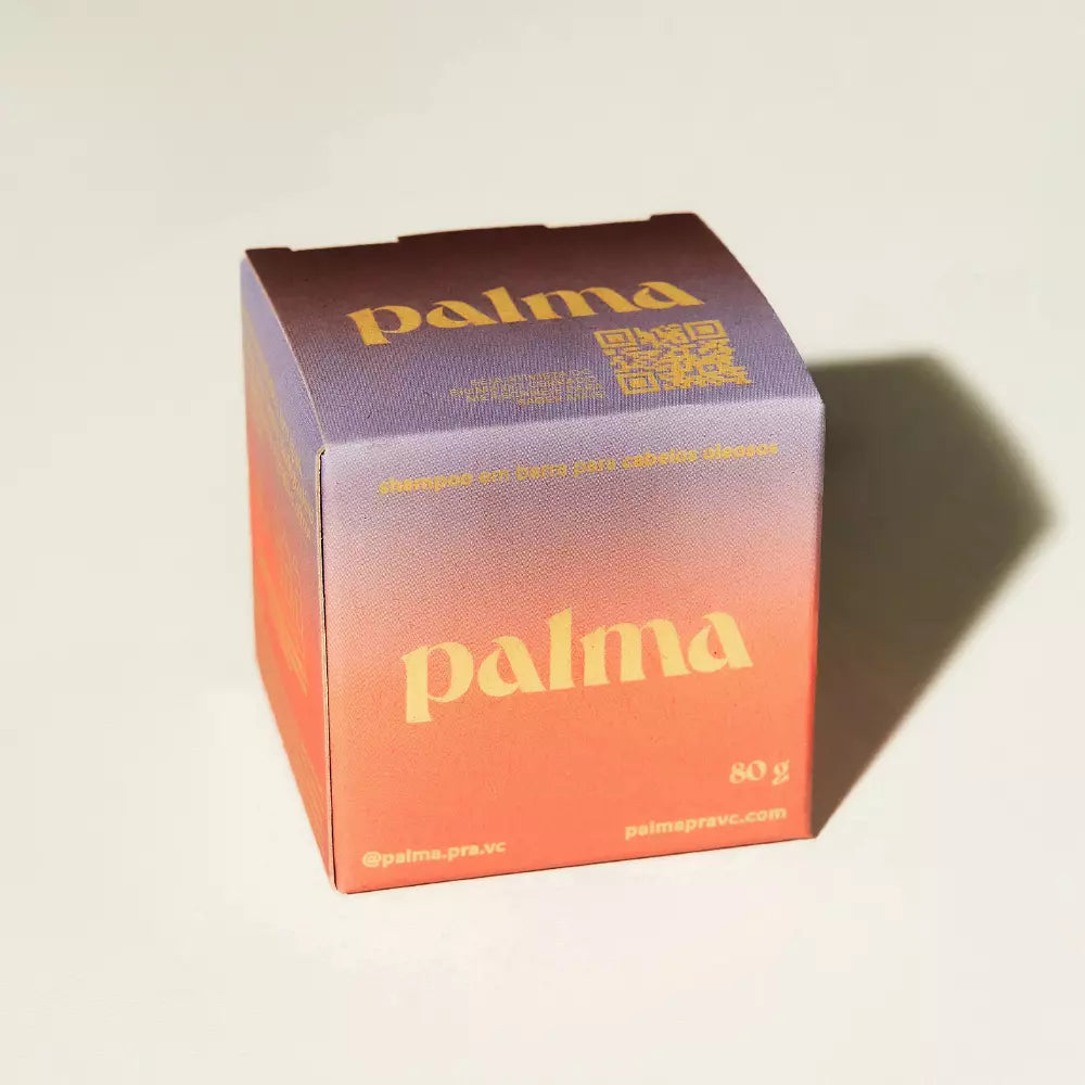 Shampoo Bar for Oily Hair Palma Vegan Pitanga Oil 80g