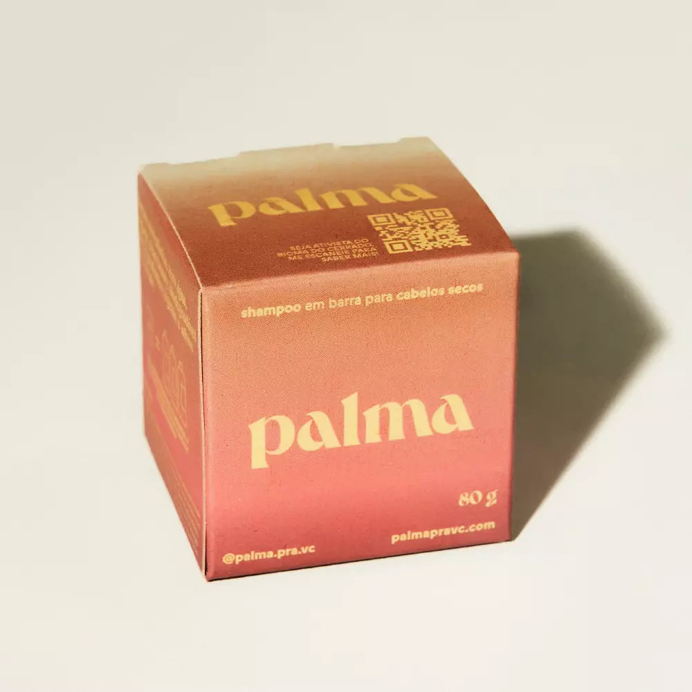 Shampoo Bar for Dry Hair Palma Vegan Pracaxi Oil 80g